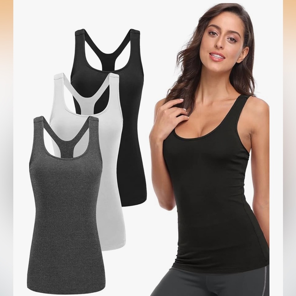 Black & Grey Workout Tops